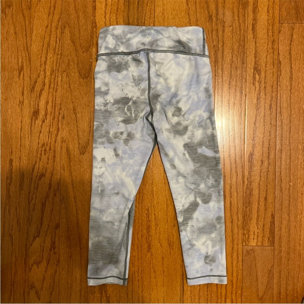 Athleta Girl Tie Dye Active Set Size M 8-10 Leggings + Crop Tank Yoga Gym - Picture 7 of 13